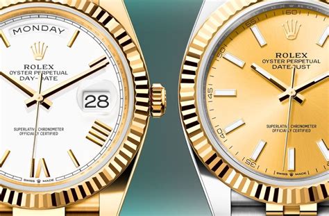 rolex dayt just|Rolex day date vs datejust.